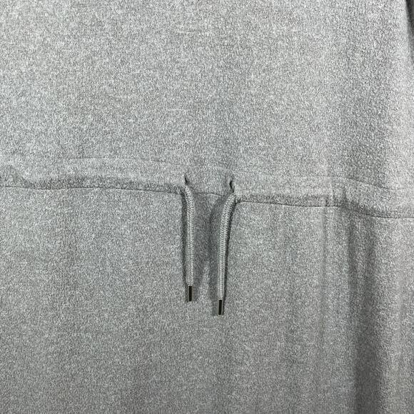 Soft Surroundings Sweater Maxi Dress Womens Size 1X Gray Cowl Neck Long Sleeve - Picture 3 of 13